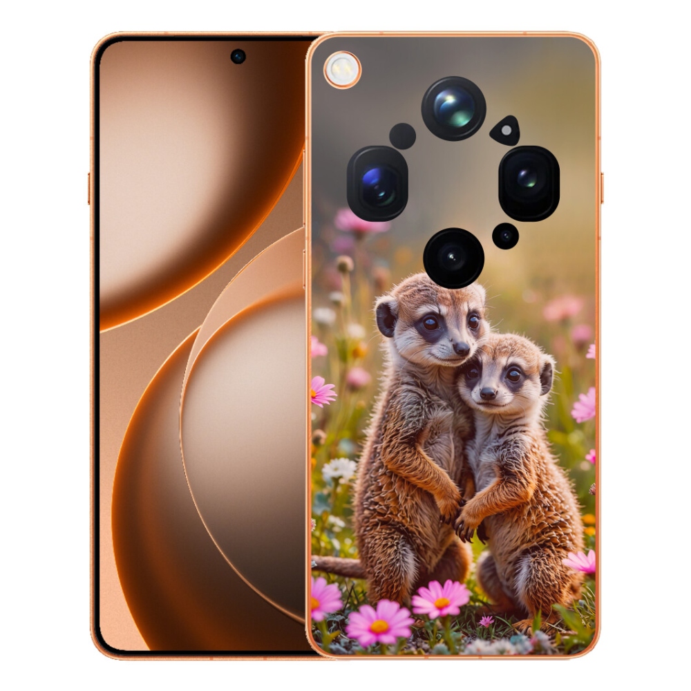 Gélový kryt mmCase na Oppo Find X9 Ultra - surikatí duo