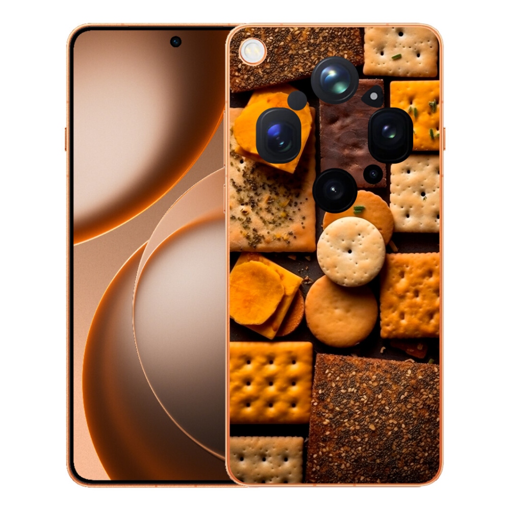 Gélový kryt mmCase na Oppo Find X9 Ultra - sušienky