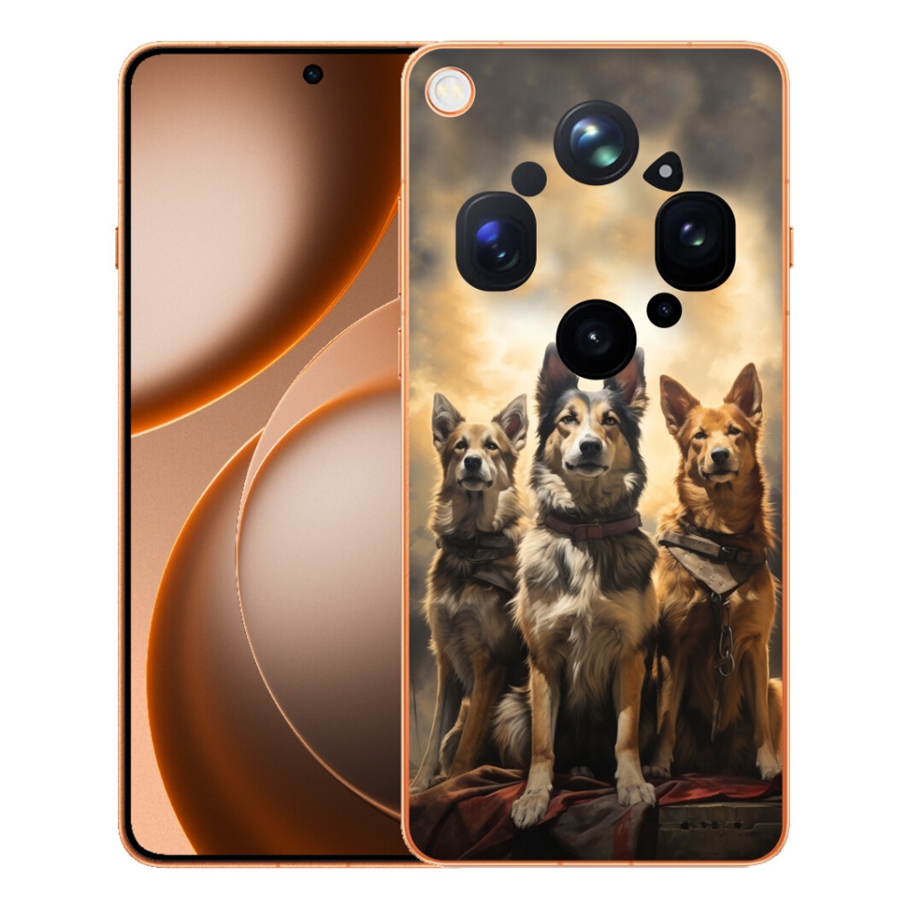Gélový kryt mmCase na Oppo Find X9 Ultra - tri psy