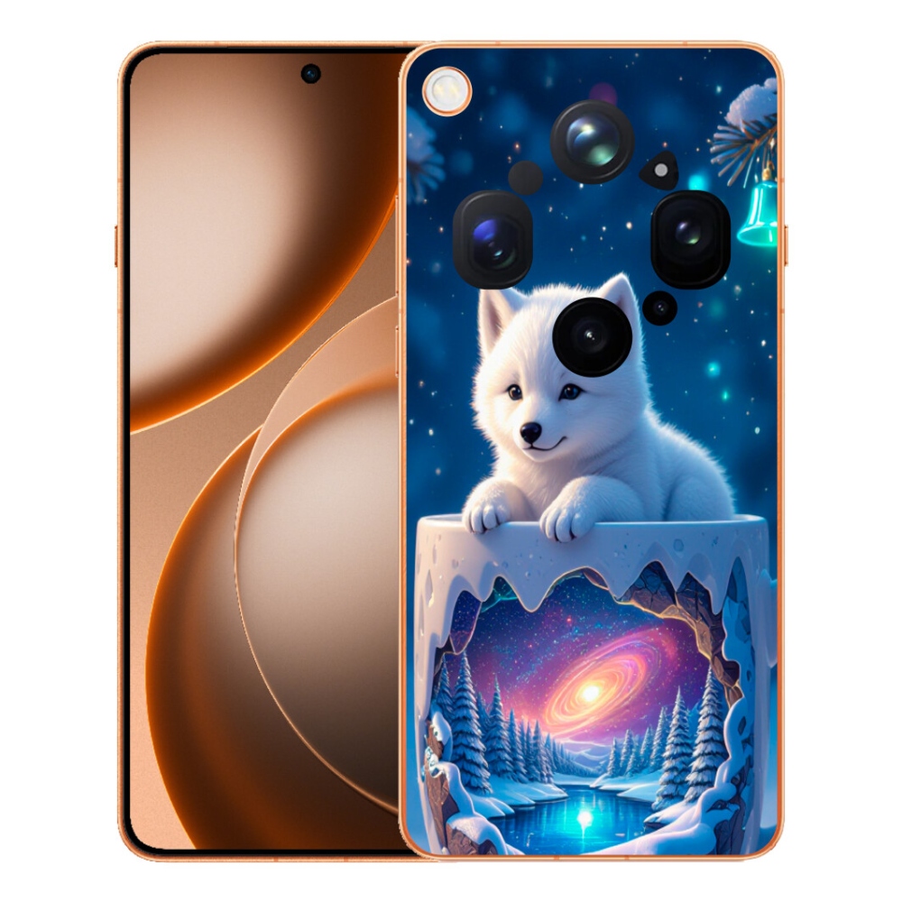 Gélový kryt mmCase na Oppo Find X9 Ultra - vianočné šteňa