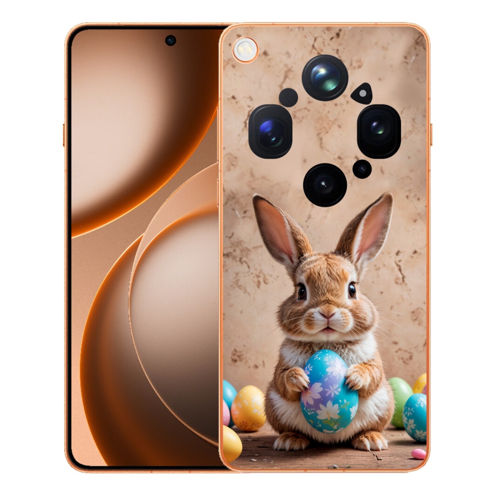 Gélový kryt mmCase na Oppo Find X9 Ultra - veľkonočný zajačik