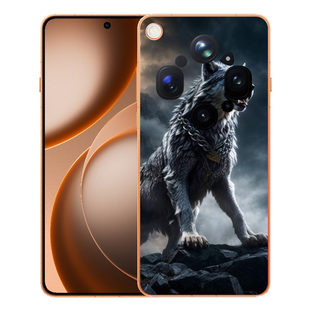 Gélový kryt mmCase na Oppo Find X9 Ultra - vlk 1
