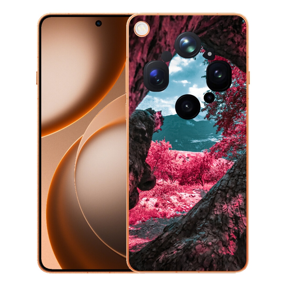 Gélový kryt mmCase na Oppo Find X9 Ultra - výhľad na hory