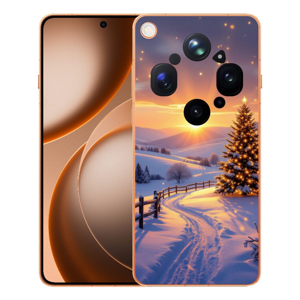 Gélový kryt mmCase na Oppo Find X9 Ultra - zimná krajina