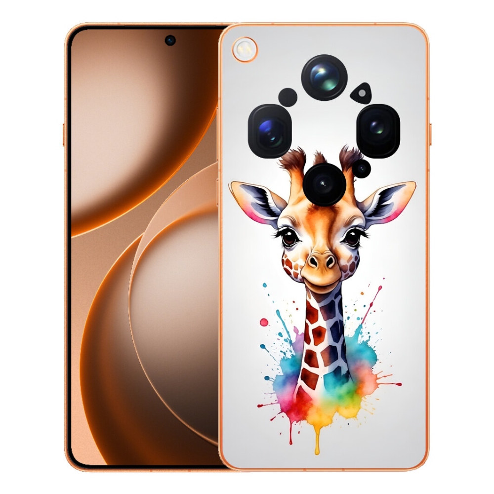 Gélový kryt mmCase na Oppo Find X9 Ultra - žirafa 1