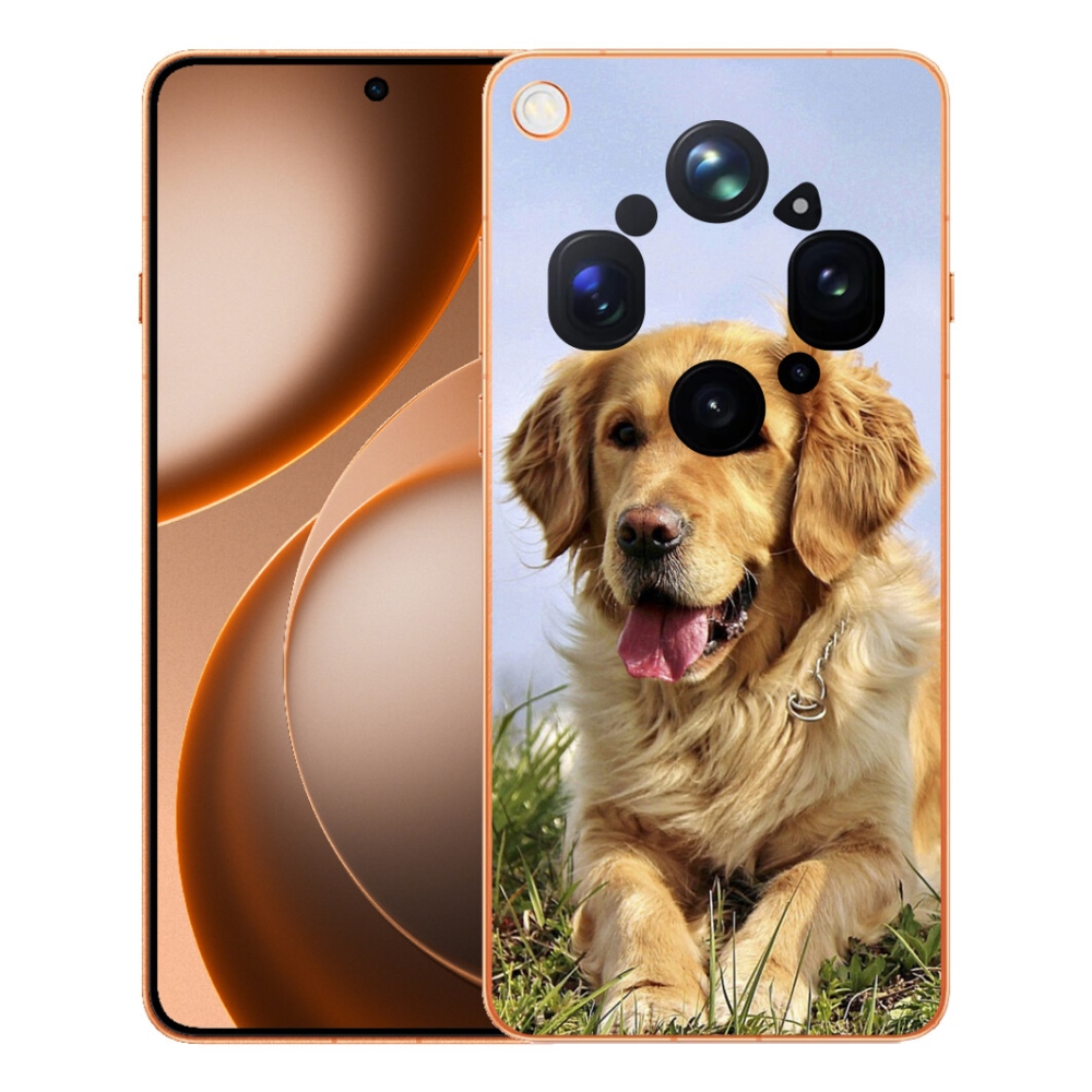 Gélový kryt mmCase na Oppo Find X9 Ultra - zlatý retriever