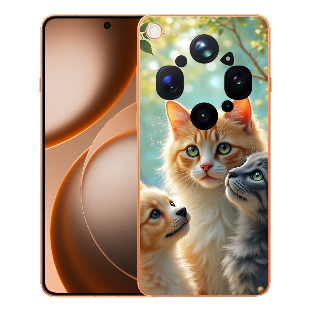 Gélový kryt mmCase na Oppo Find X9 Ultra - zvieracie priateľstvo 2