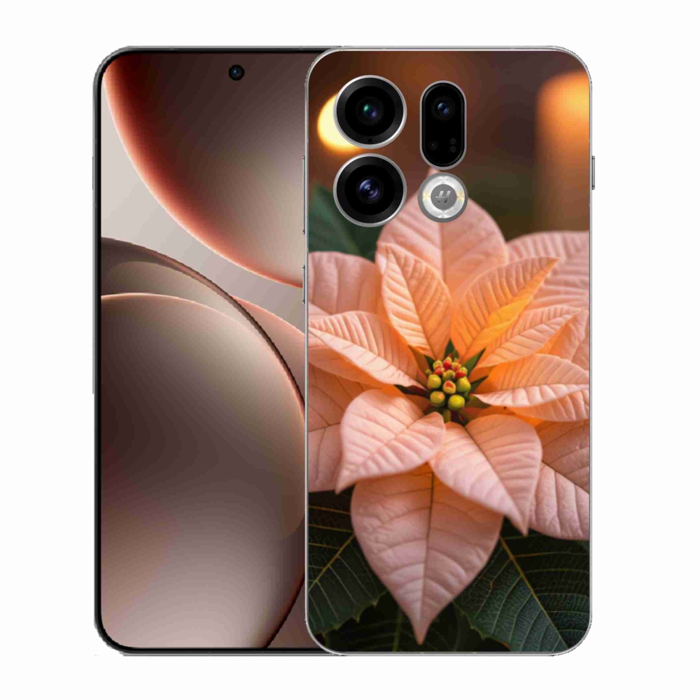 Gélový kryt mmCase na Oppo Find X9 - vianočná hviezda