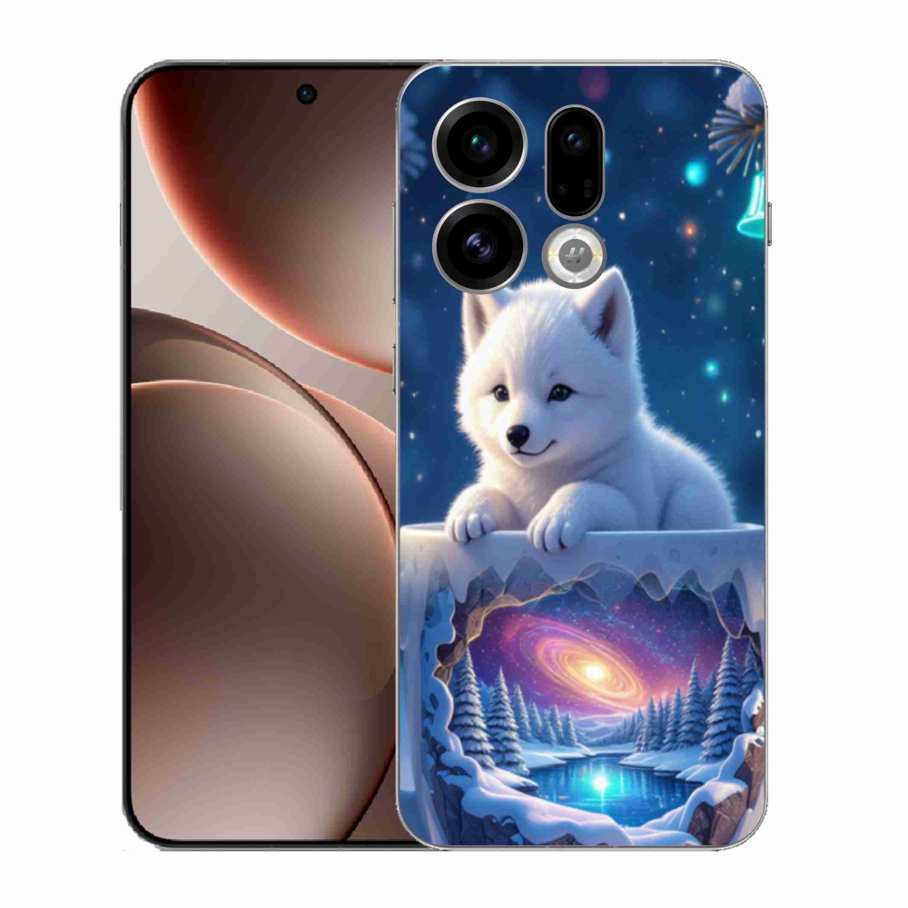 Gélový kryt mmCase na Oppo Find X9 - vianočné šteňa