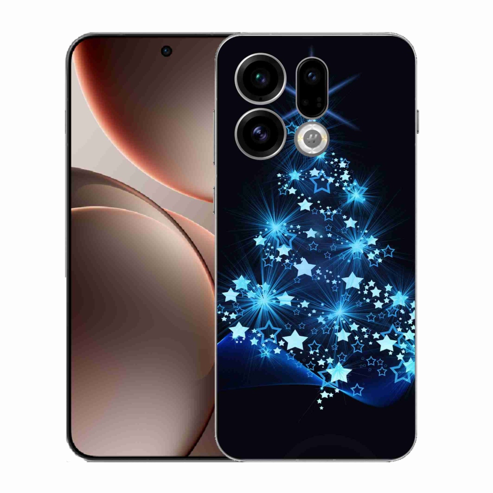 Gélový kryt mmCase na Oppo Find X9 - vianočný stromček