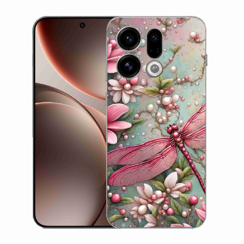 Gélový kryt mmCase na Oppo Find X9 - vážka