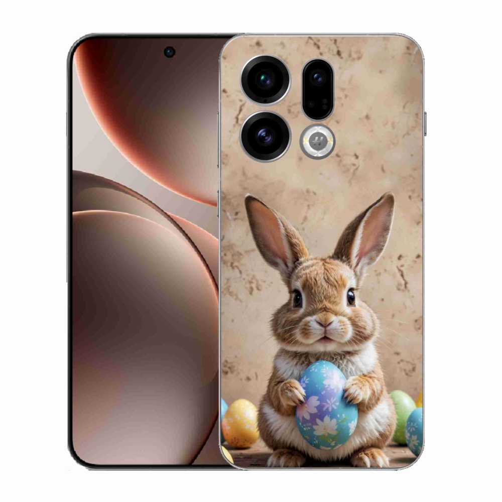 Gélový kryt mmCase na Oppo Find X9 - veľkonočný zajačik