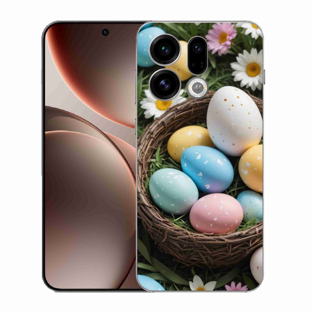 Gélový kryt mmCase na Oppo Find X9 - veľkonočné vajíčka 2