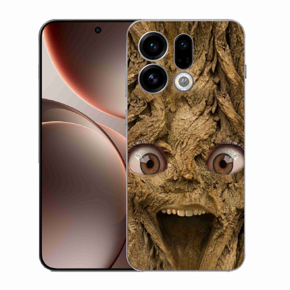 Gélový kryt mmCase na Oppo Find X9 - veselý strom s očami