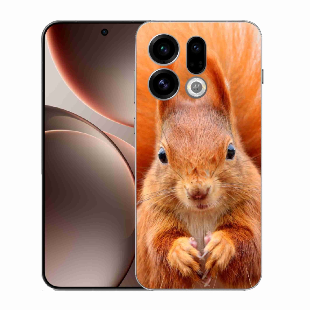 Gélový kryt mmCase na Oppo Find X9 - veverička