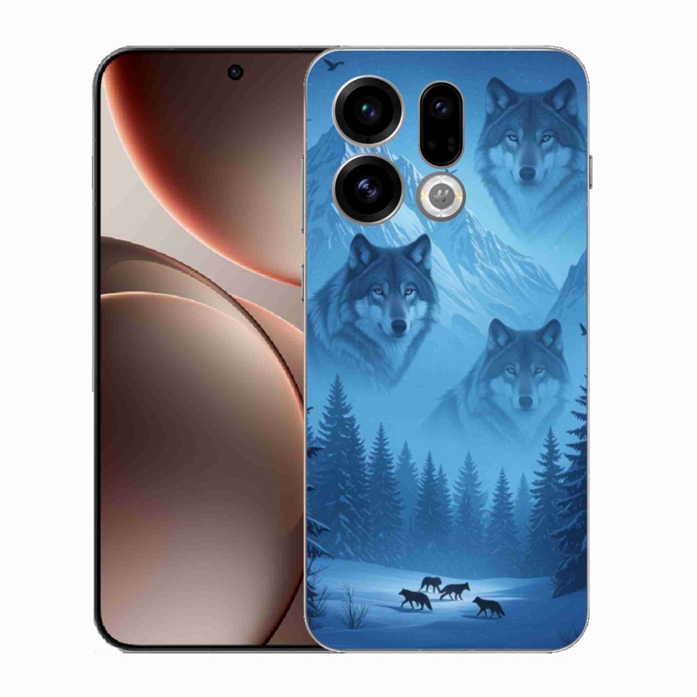 Gélový kryt mmCase na Oppo Find X9 - vlčia svorka