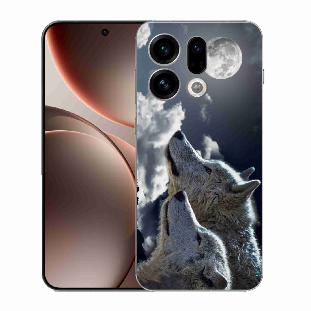 Gélový kryt mmCase na Oppo Find X9 - vlci