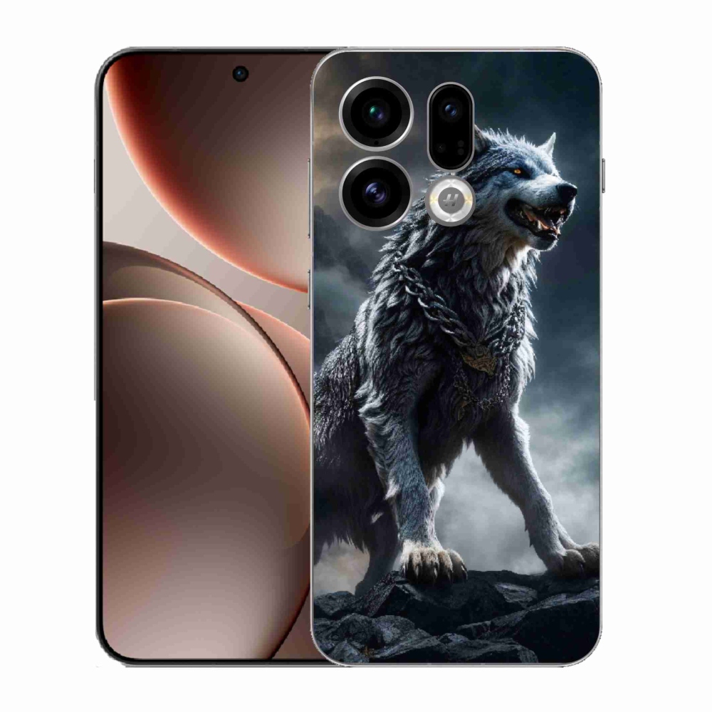 Gélový kryt mmCase na Oppo Find X9 - vlk 1
