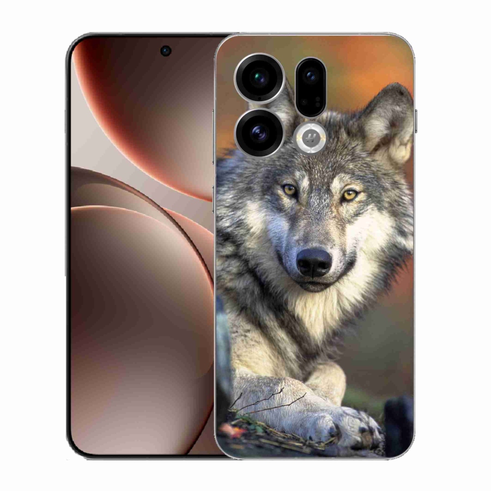 Gélový kryt mmCase na Oppo Find X9 - vlk
