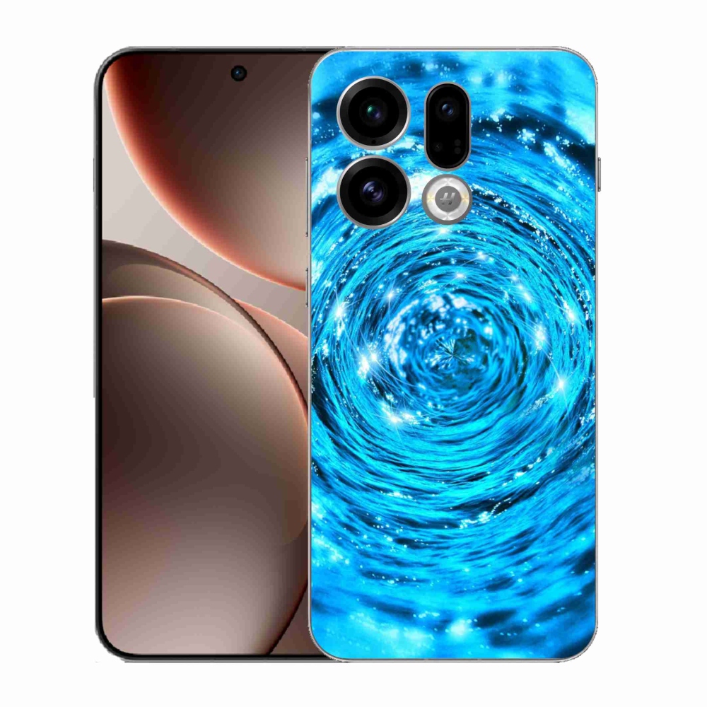 Gélový kryt mmCase na Oppo Find X9 - vodný vír