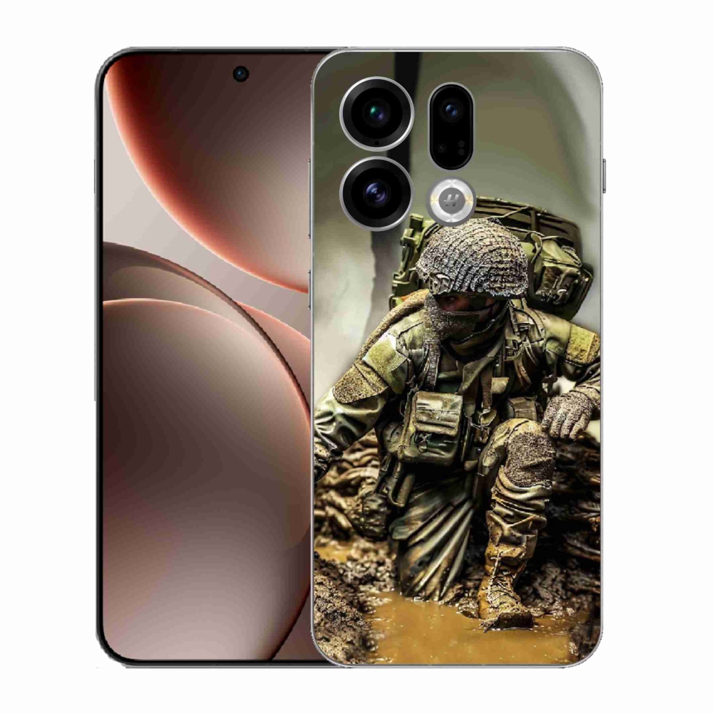 Gélový kryt mmCase na Oppo Find X9 - vojak