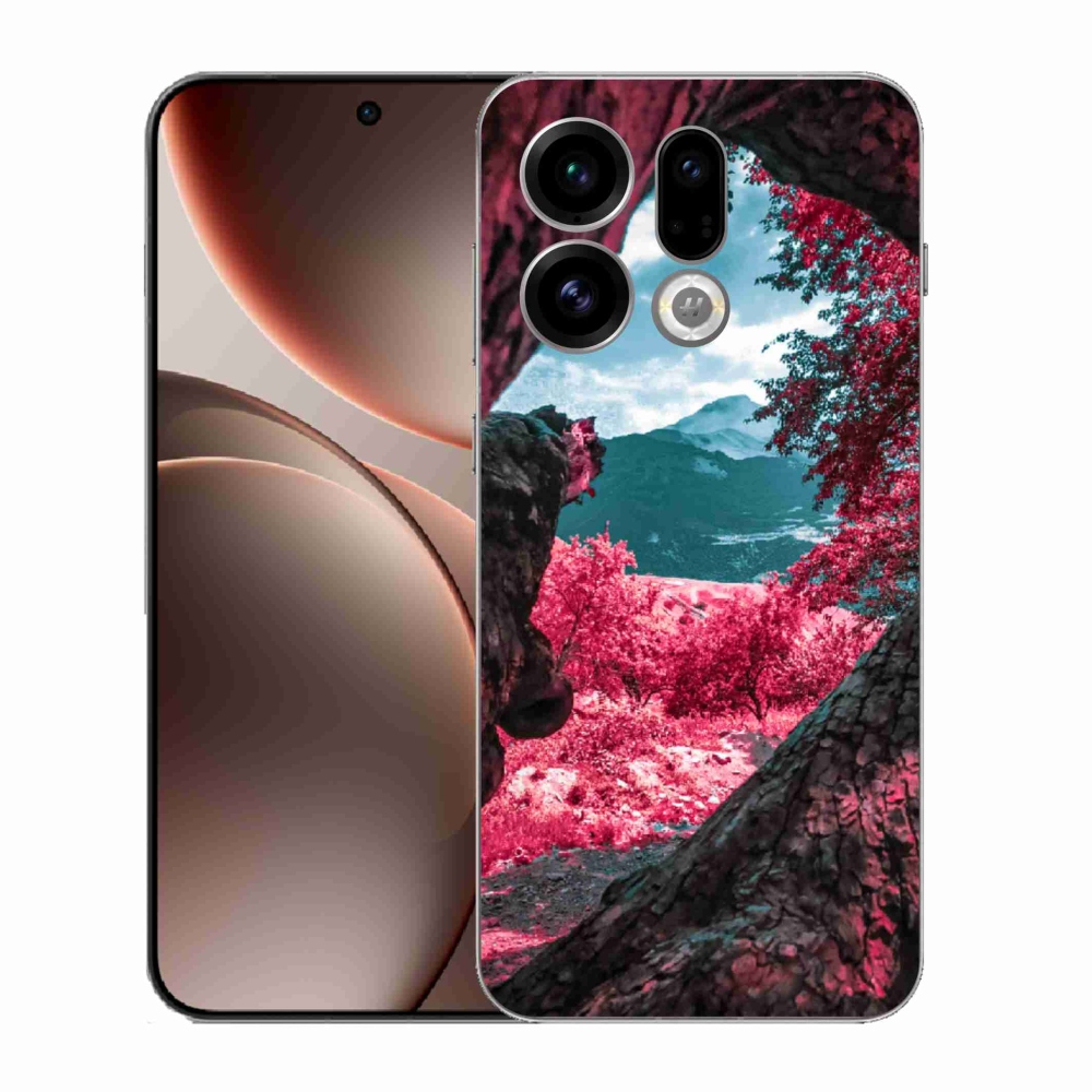 Gélový kryt mmCase na Oppo Find X9 - výhľad na hory