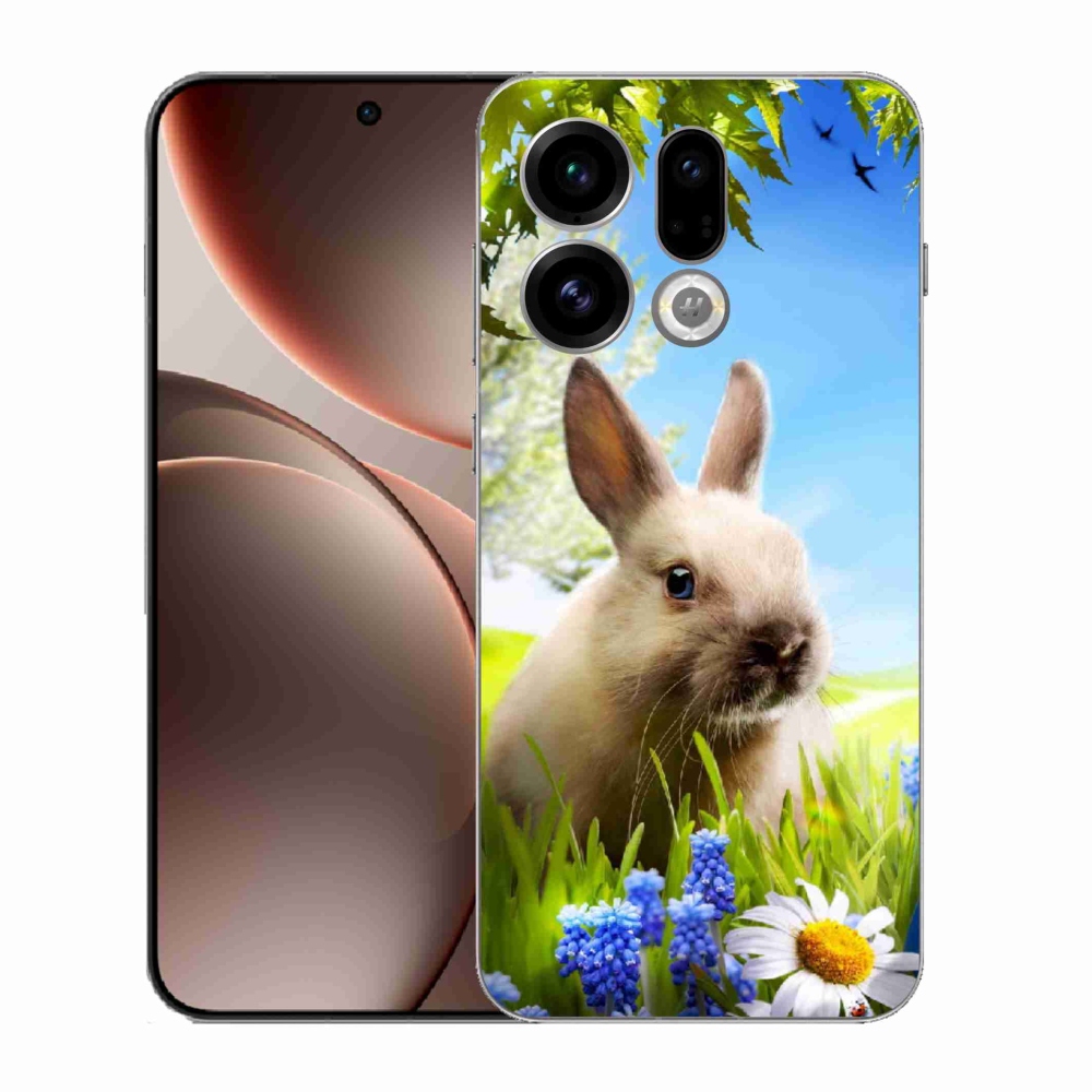 Gélový kryt mmCase na Oppo Find X9 - zajačik