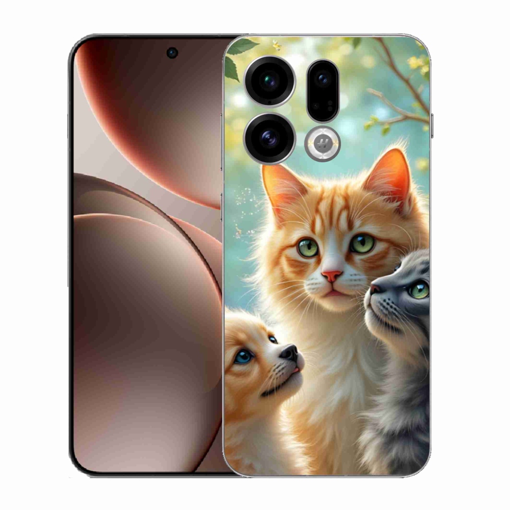 Gélový kryt mmCase na Oppo Find X9 - zvieracie priateľstvo 2