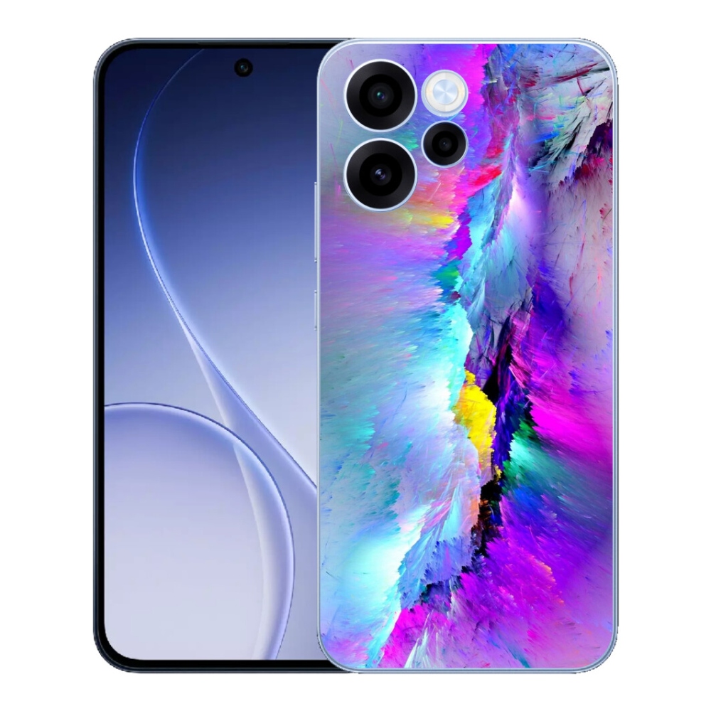 Gélový kryt mmCase na Oppo Reno 15 FS 5G - abstrakt