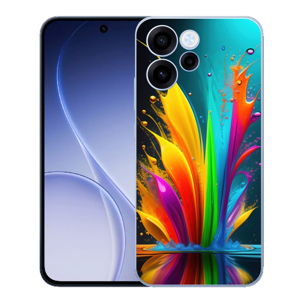 Gélový kryt mmCase na Oppo Reno 15 FS 5G - abstraktný motív 1