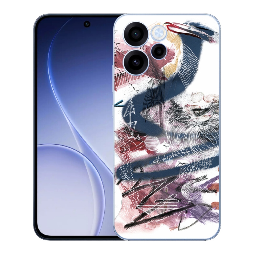 Gélový kryt mmCase na Oppo Reno 15 FS 5G - abstraktný motív 28