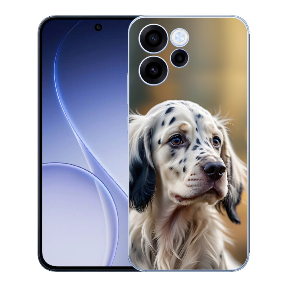 Gélový kryt mmCase na Oppo Reno 15 FS 5G - anglický seter