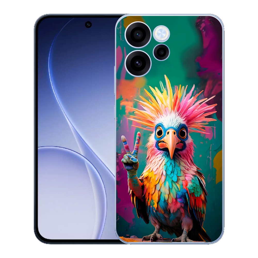 Gélový kryt mmCase na Oppo Reno 15 FS 5G - farebný rebel