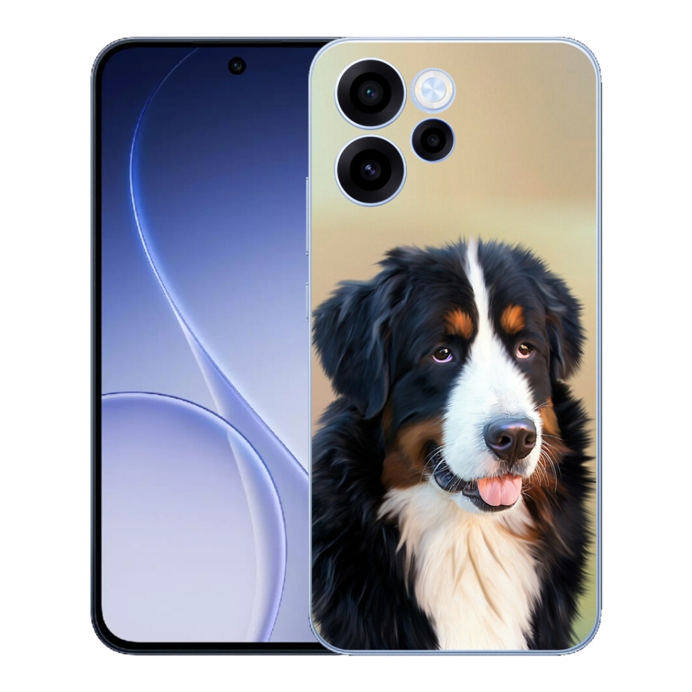 Gélový kryt mmCase na Oppo Reno 15 FS 5G - bernský salašnícky pes