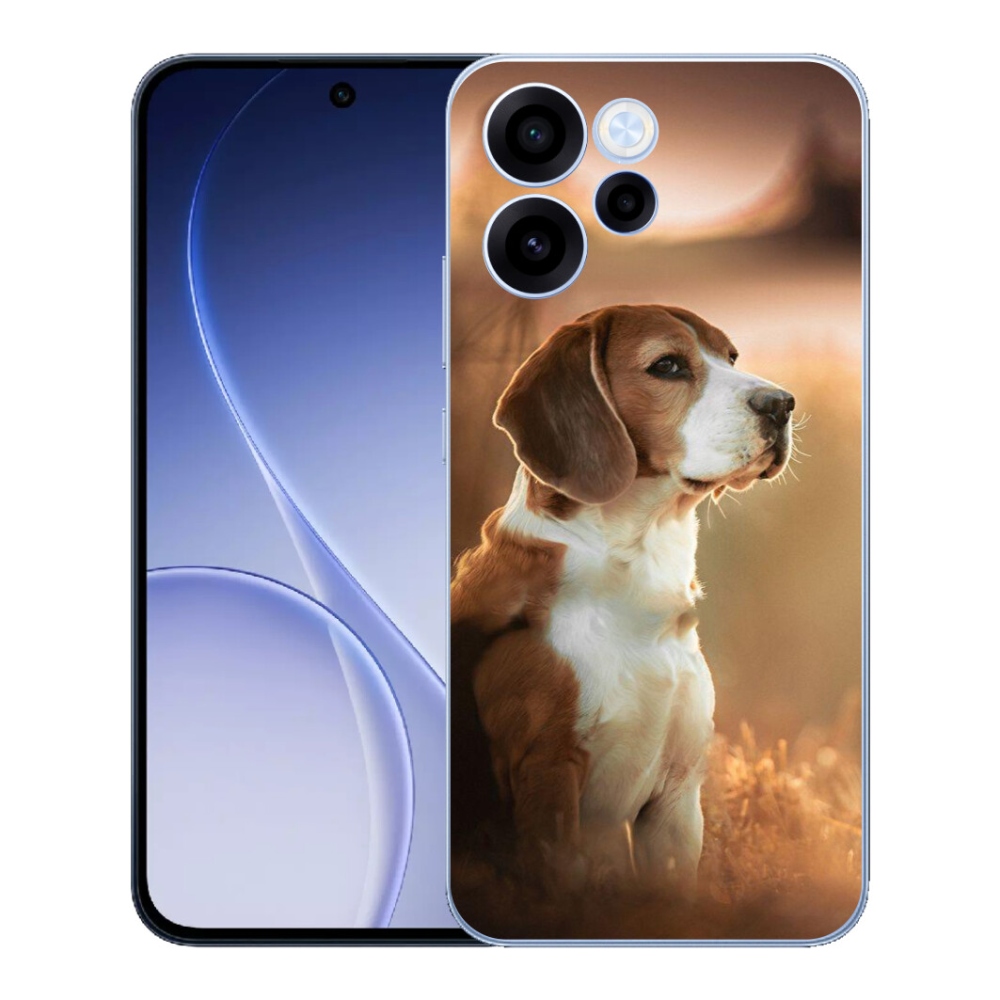 Gélový kryt mmCase na Oppo Reno 15 FS 5G - bígl