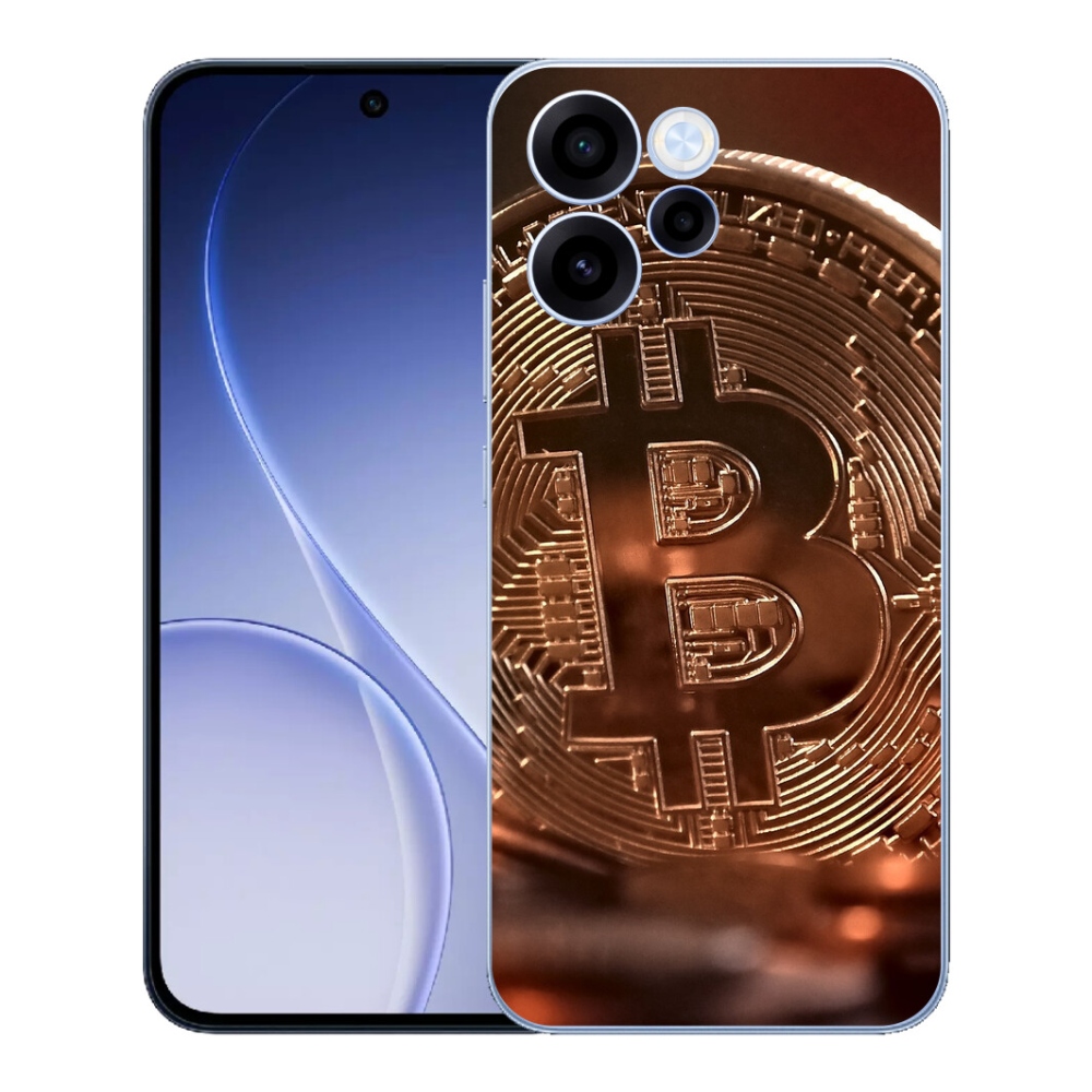 Gélový kryt mmCase na Oppo Reno 15 FS 5G - bitcoin