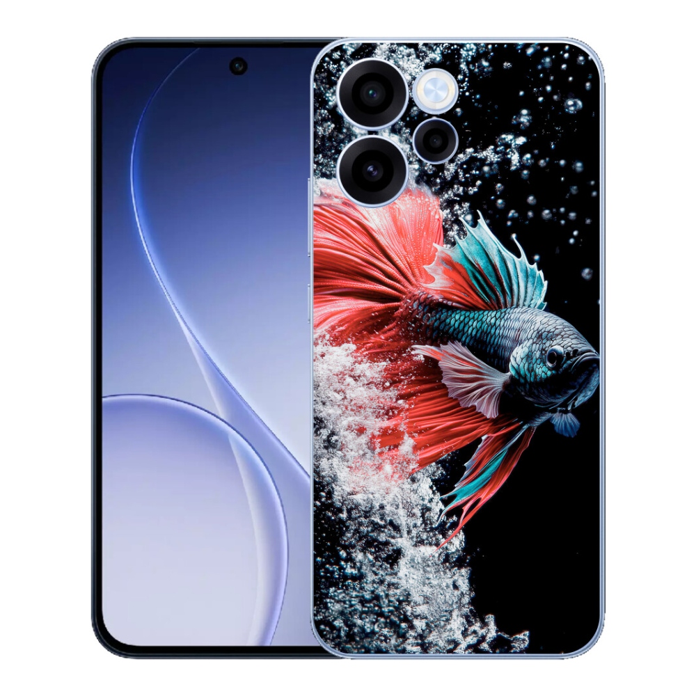 Gélový kryt mmCase na Oppo Reno 15 FS 5G - bojovníčka pestrá