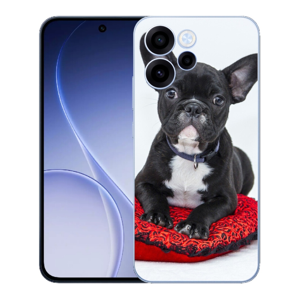 Gélový kryt mmCase na Oppo Reno 15 FS 5G - buldog