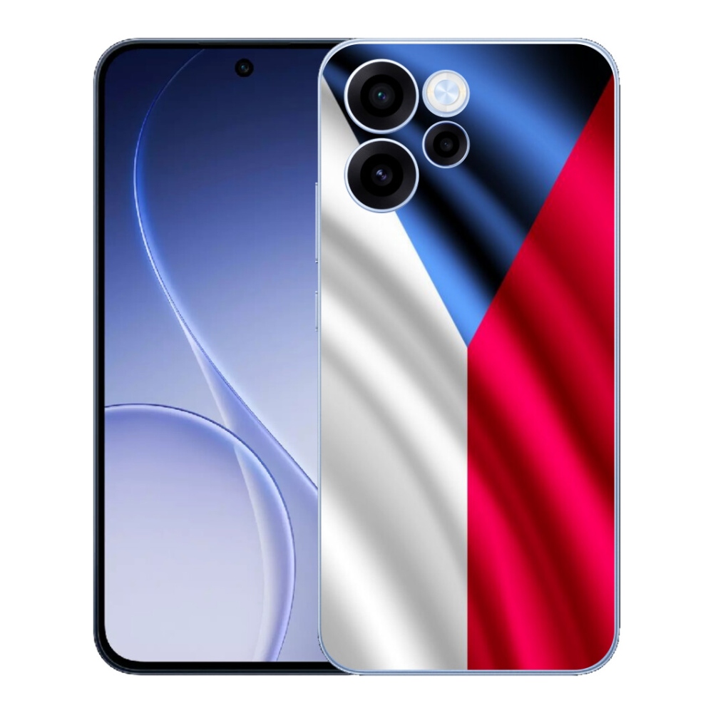 Gélový kryt mmCase na Oppo Reno 15 FS 5G - česká vlajka