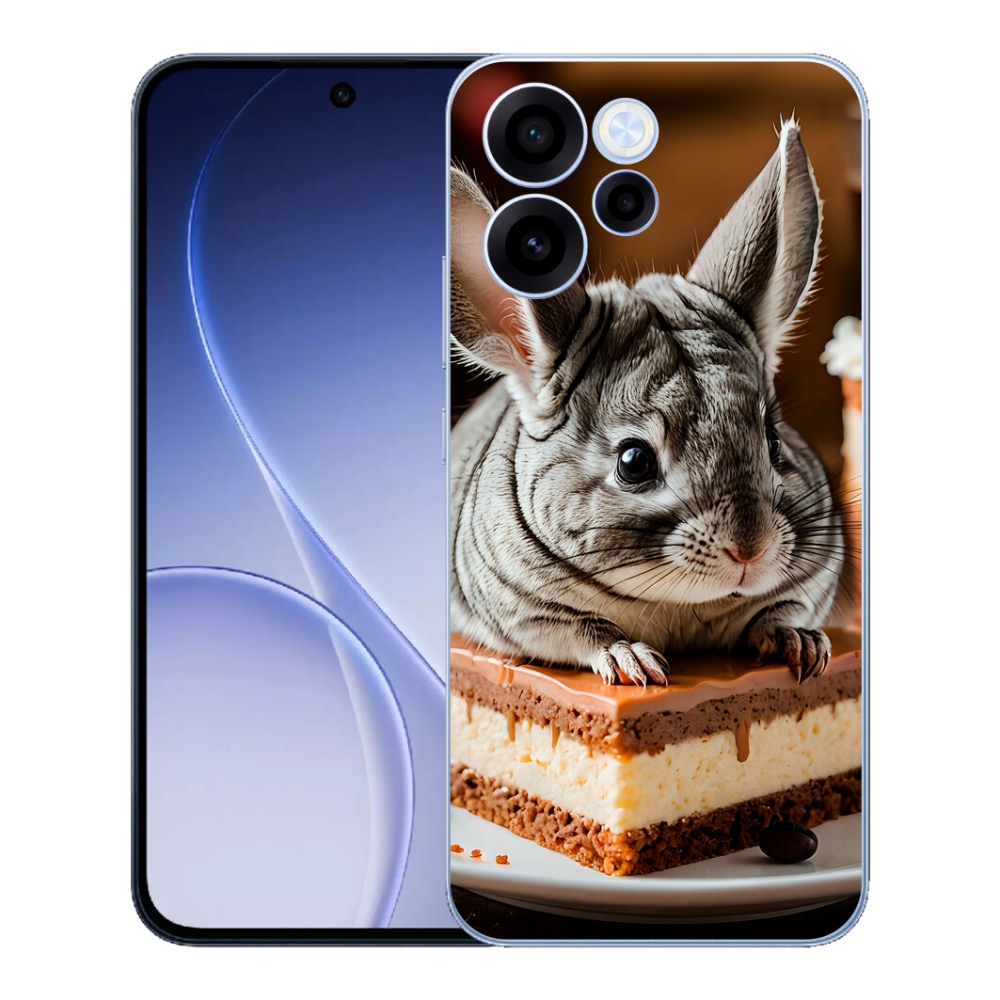 Gélový kryt mmCase na Oppo Reno 15 FS 5G - činčila