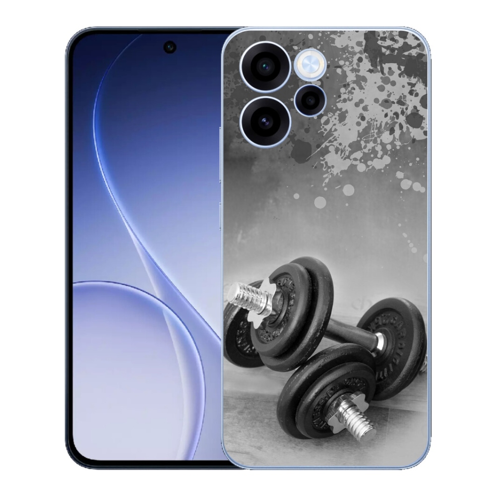 Gélový kryt mmCase na Oppo Reno 15 FS 5G - činky 1