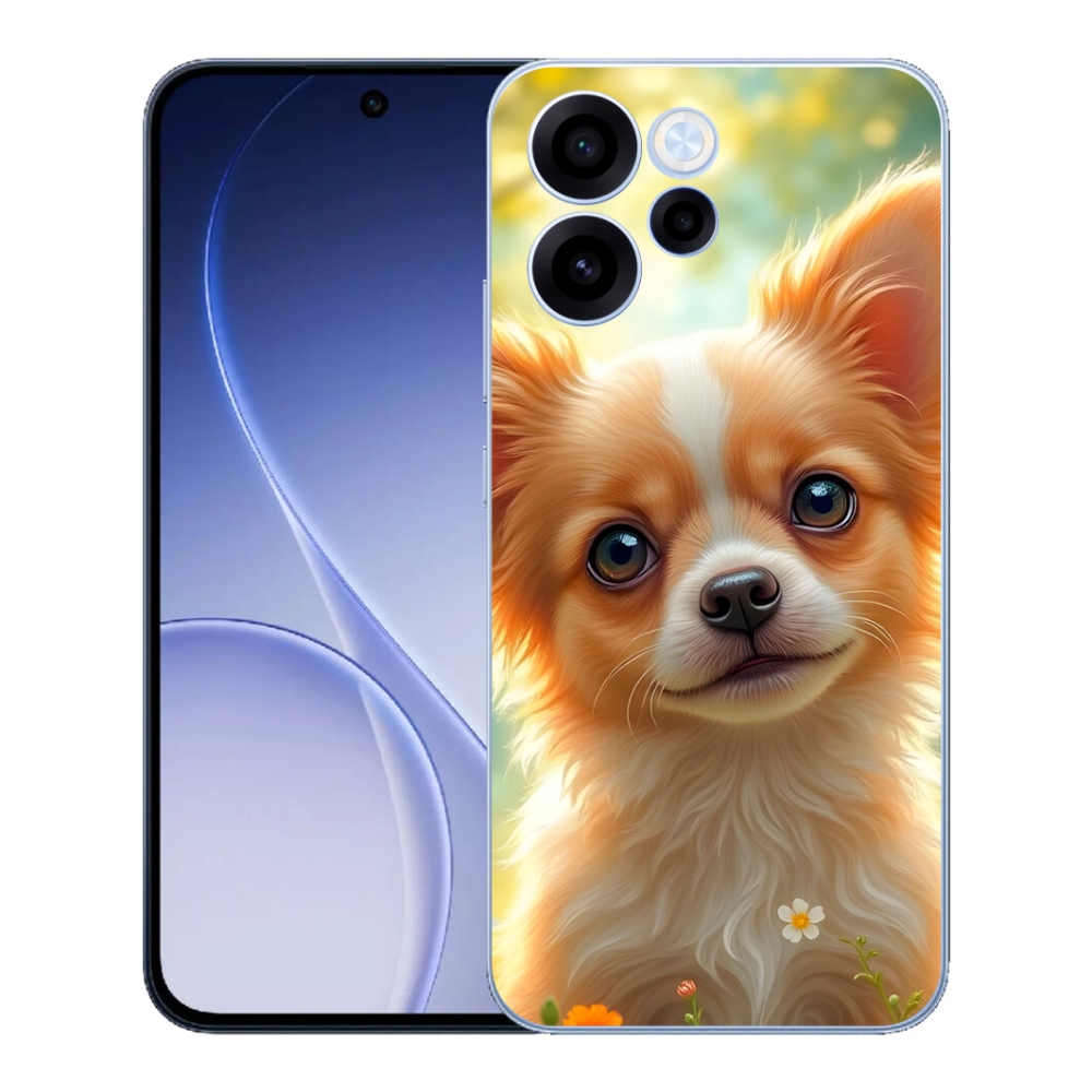 Gélový kryt mmCase na Oppo Reno 15 FS 5G - čivava 5