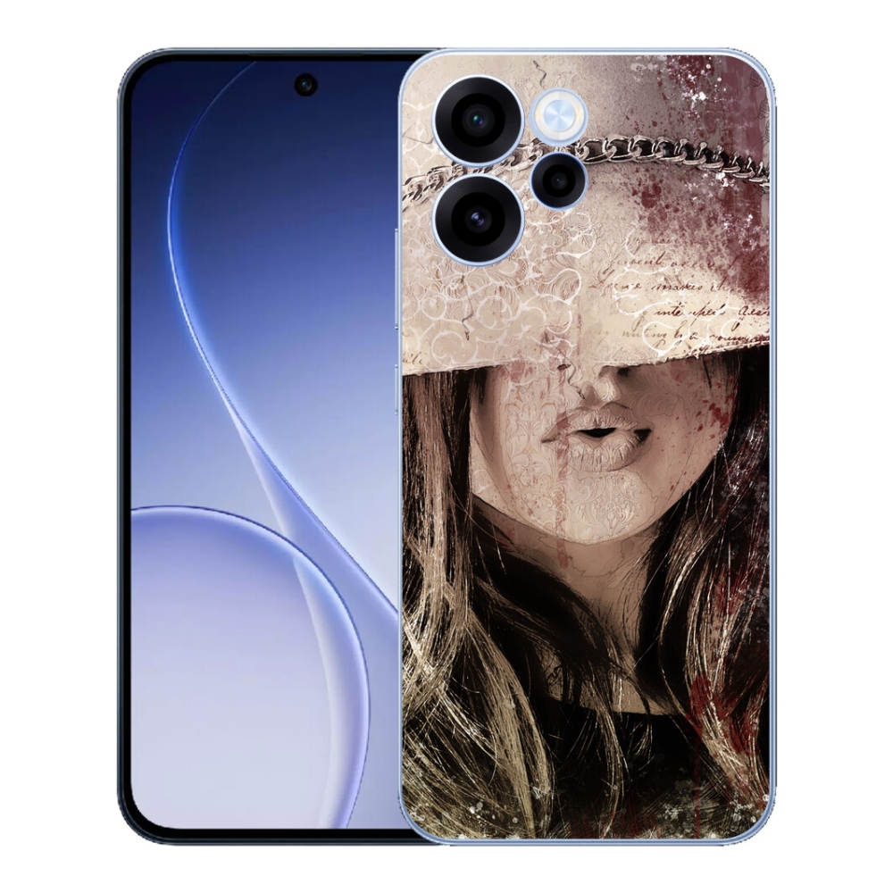 Gélový kryt mmCase na Oppo Reno 15 FS 5G - dievča