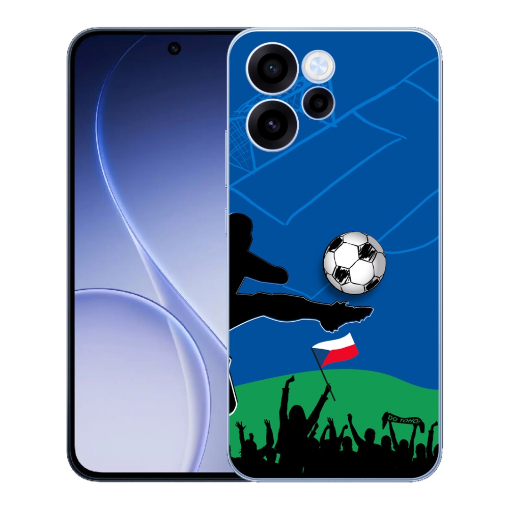 Gélový kryt mmCase na Oppo Reno 15 FS 5G - fanúšikovia futbalu
