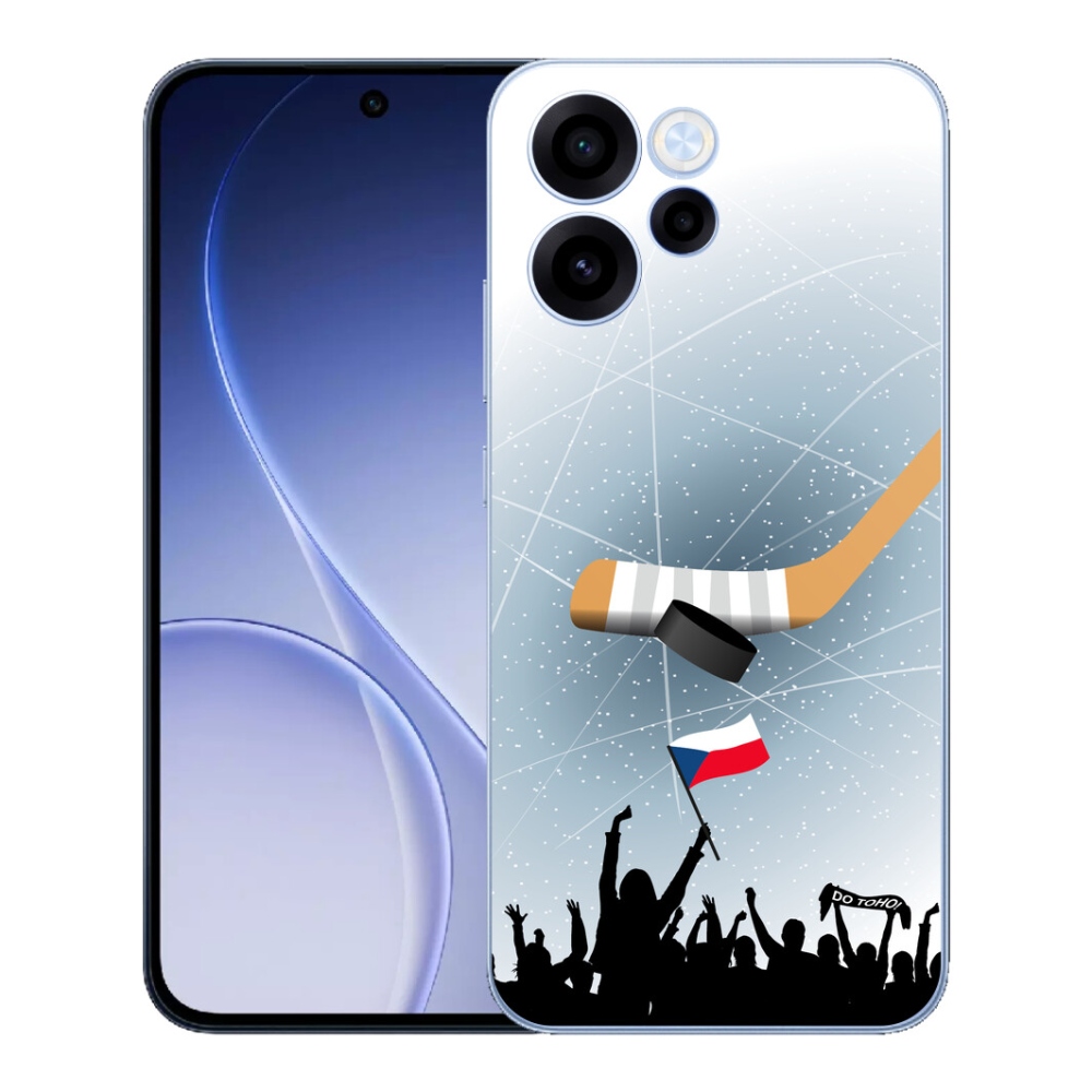 Gélový kryt mmCase na Oppo Reno 15 FS 5G - fanúšikovia hokeja
