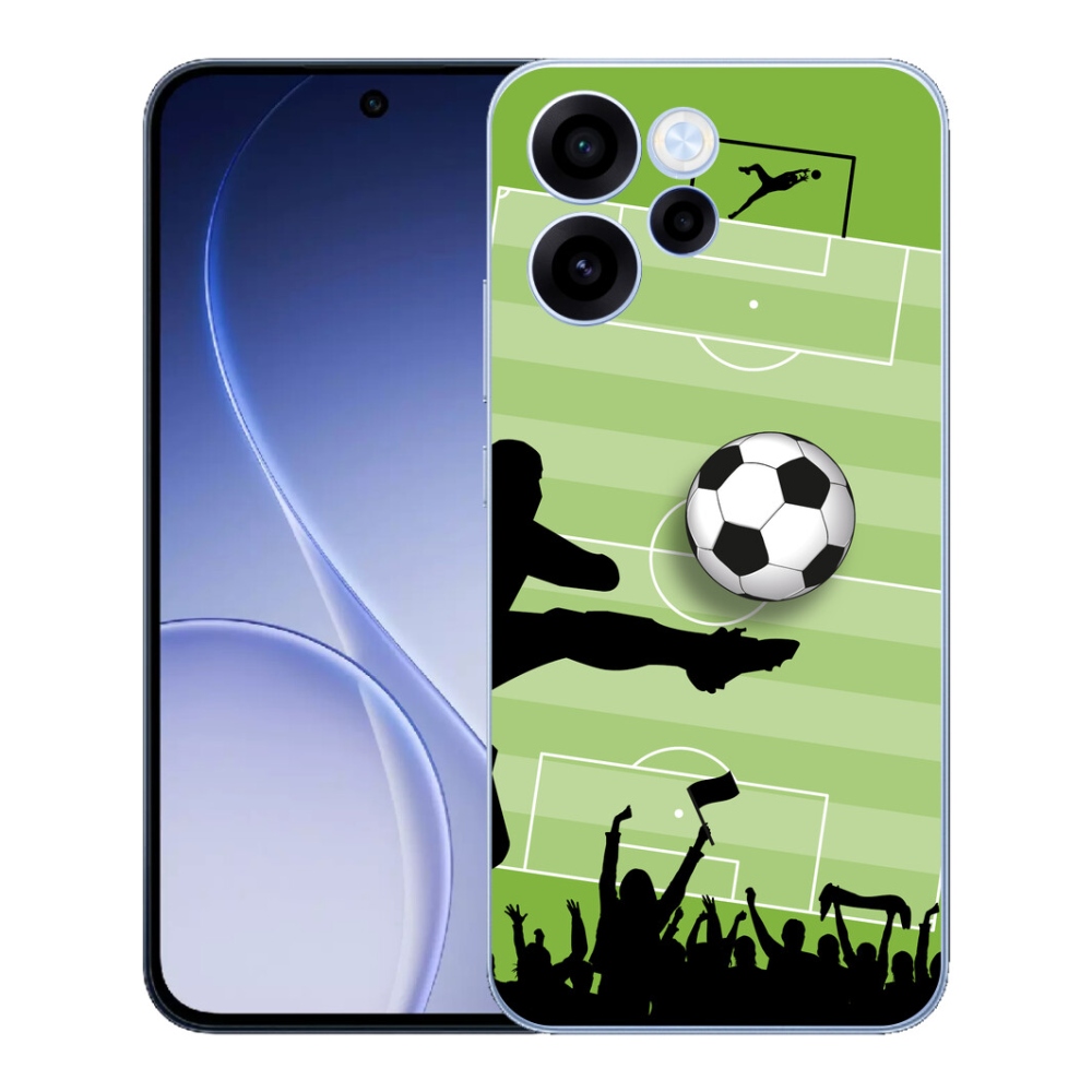 Gélový kryt mmCase na Oppo Reno 15 FS 5G - futbal 3