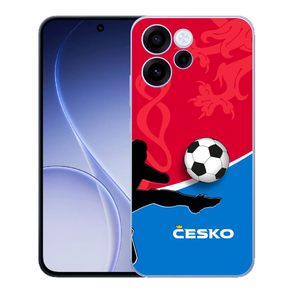 Gélový kryt mmCase na Oppo Reno 15 FS 5G - futbal Česko 2