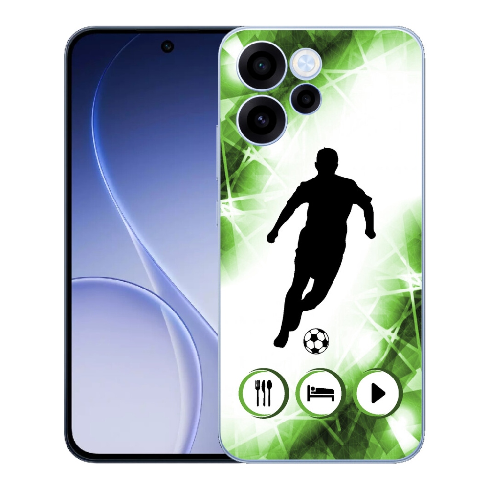 Gélový kryt mmCase na Oppo Reno 15 FS 5G - futbalista
