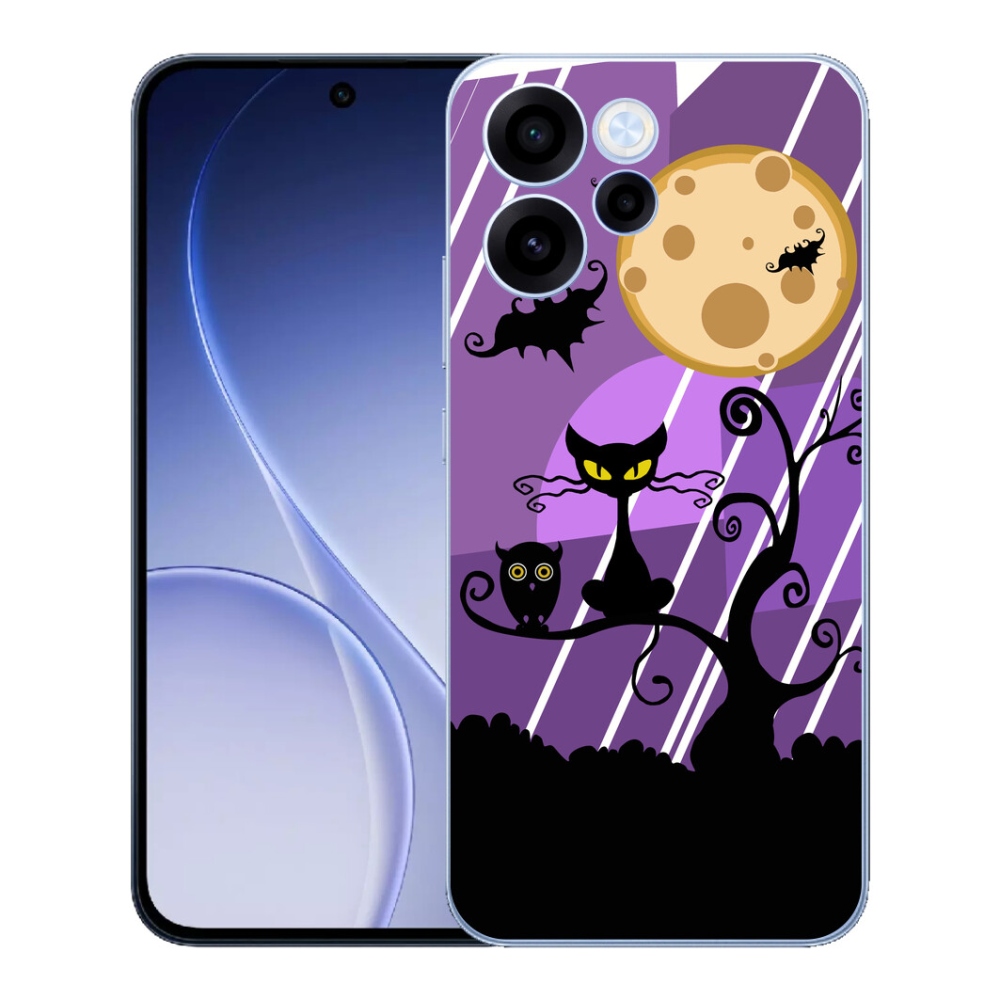 Gélový kryt mmCase na Oppo Reno 15 FS 5G - halloween