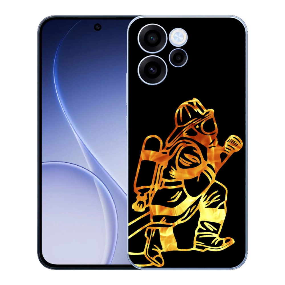 Gélový kryt mmCase na Oppo Reno 15 FS 5G - hasič 1